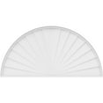 thumbnail image 3 of Ekena Millwork 72"W x 36"H x 2"P Half Round Sunburst Architectural Grade PVC Pediment, 3 of 7