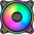 thumbnail image 2 of Cooler Master MasterFan MF140 Halo Duo-Ring Addressable RGB Lighting 140mm Fan, Absorbing Rubber Pads, PWM Static, 2 of 5