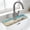 E, variant on Ocean beach diatom mud absorbent pad - sink drain pad to keep the countertop dry, beach shell design, suitable for use in multiple scenarios