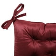 thumbnail image 6 of Noble House Foxhall Tufted Velvet Dining Chair Cushion in Berry (Set of 2), 6 of 8
