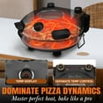 thumbnail image 4 of 9.5 Inch Electric Quesadilla Maker, Grilled Cheese Maker Machine with Extra Stuffing, Easy Slice 6 Wedge, Non-Slip Feet, Aqua, 4 of 12