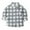 Gray, variant on Hduncf Baby Boys Girls Plaid Flannel Shirts Long Sleeve Lapel Button Down Shirt Jacket Tops for Kids 6M - 8Y Blue 7 Years