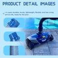 thumbnail image 4 of Yuehao Replacement Pool Vacuum Hose for MX8, R0527700 Swimming Pool Cleaner Hose for Spa, 1m Length PE& Hose for Above Ground Pools and Hot Tubs, Easy Lock installation (Black), 4 of 8