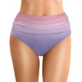 thumbnail image 1 of Bathing Suit Bottoms for Women High Waisted Tummy Control Bikini Bottom Ruched Full Coverage Swimsuit Bottom, 1 of 5