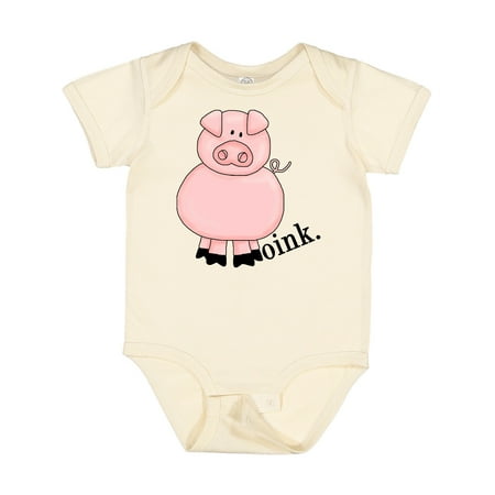 

Inktastic Pig-Oink Gift Baby Boy or Baby Girl Bodysuit