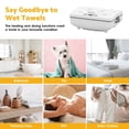 thumbnail image 7 of Advwin 35L Foldable Hot Towel Warmers for Bathroom,Luxury Towel Heater with Drying Modes, 900W, Grey, 7 of 7