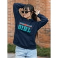 thumbnail image 2 of Girl Star Banner Hoodie Women -Image by Shutterstock, Female 4X-Large, 2 of 4