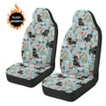 thumbnail image 7 of Garronmavis Dachshund Flower 2 PCS Fluffy Car Seat Covers for Front Seat Cushion Auto Seats Cover Universal fit for SUV Sedan Van, 7 of 7