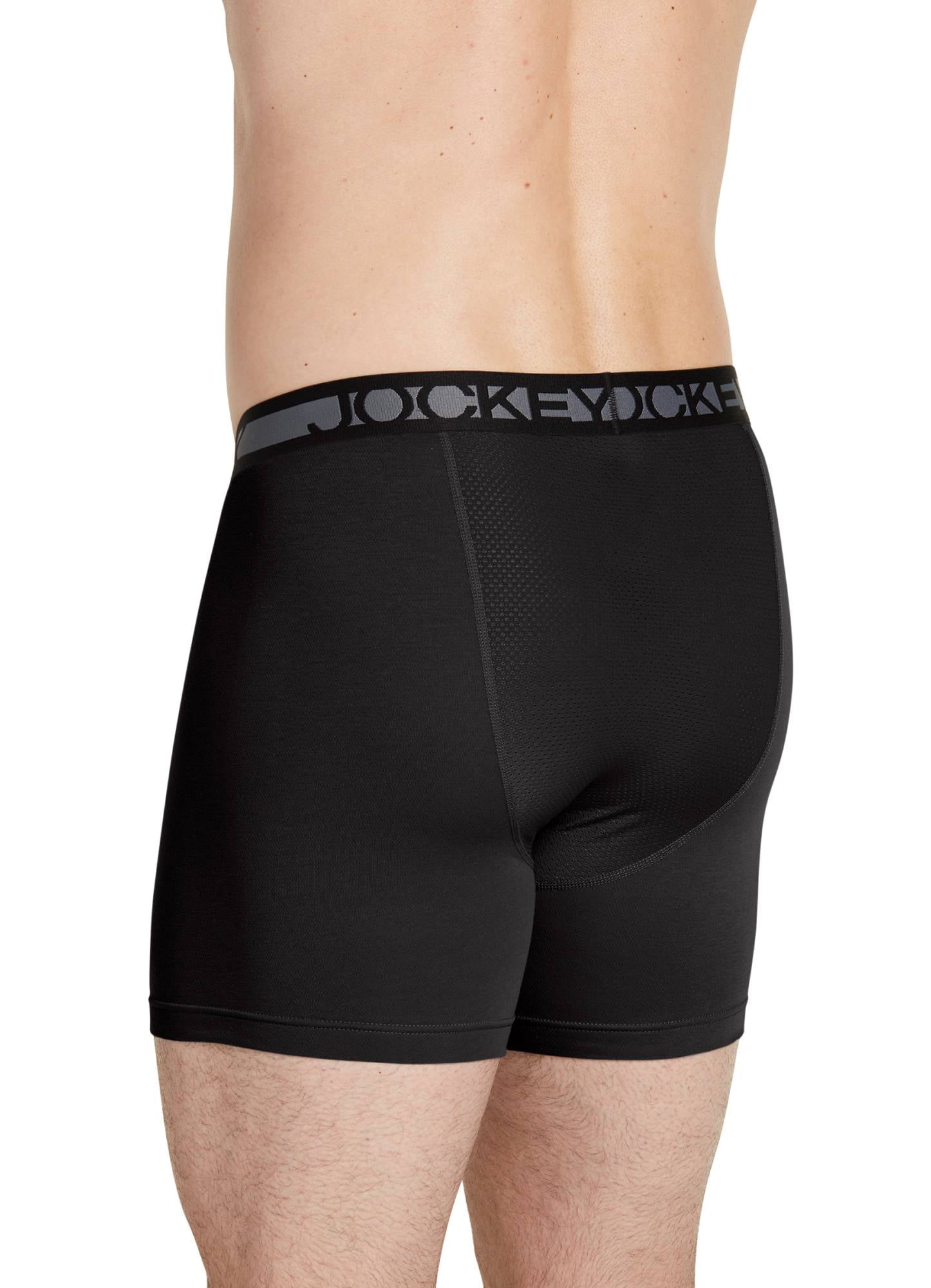 Jockey Men's Sport Cotton Performance 8 Midway Brief 