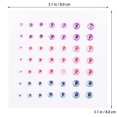 thumbnail image 2 of EeaseCA 6 Sheets Self-Adhesive Rhinestone Stickers DIY Face Nail Makeup Stickers, 2 of 7