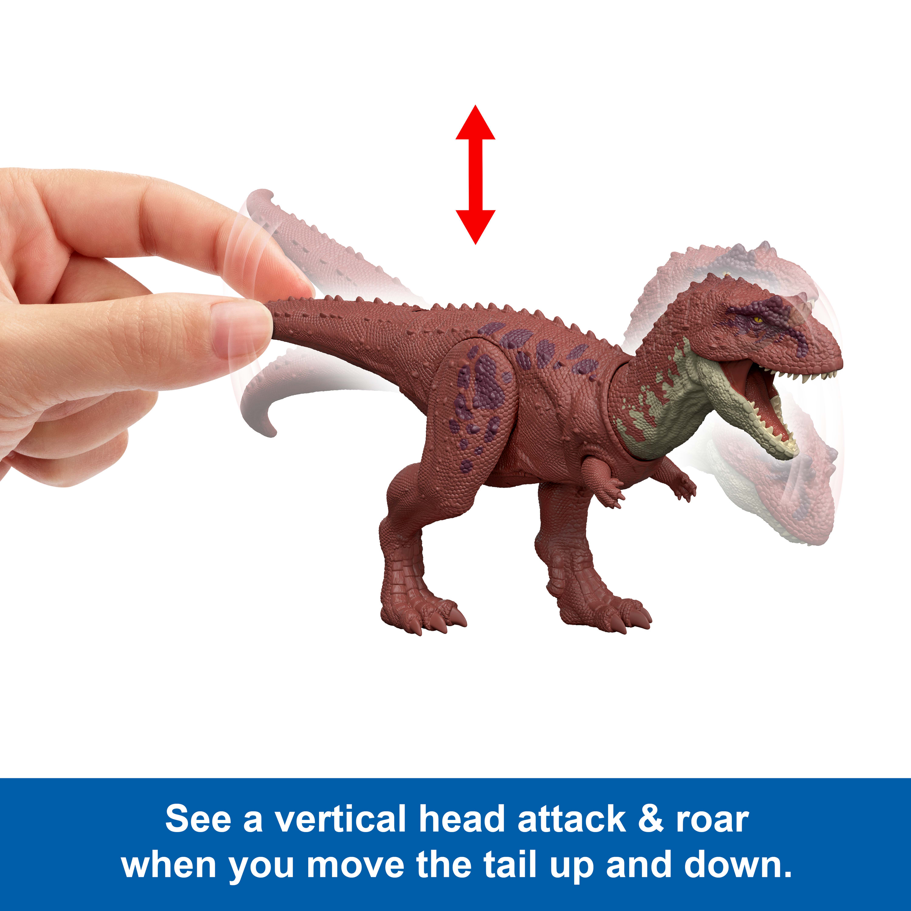 Jurassic World Rebirth Wild Roar Aucasaurus Toy photo 4