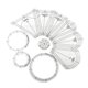 thumbnail image 1 of Inteprter 10pcs Regular Dresden Plate Template Stencils Ruler Quilt Tool DIY Artesanía Tipo 1, 1 of 1