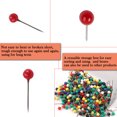 thumbnail image 5 of 500pcs 1/8 Inch Push Pins Round Head Thumb Tacks for Home Office Cork Boards Map Note Picture Hanging Assorted Color, 5 of 7