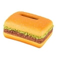 thumbnail image 2 of Porta pañuelos, caja de pañuelos para decoración del hogar, caja de pañuelos con forma de hamburguesa, caja de papel higiénico Hamburguesa Cuadrada, 2 of 9