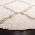 thumbnail image 4 of Safavieh Dallas Shag Tapis Shag Ivoire - Rond 6 Pieds, 4 of 4
