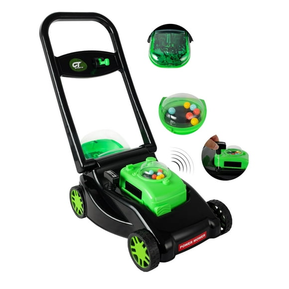 Kids Lawn Mower with Realistic Grass-Cutting Action and Sounds – No Batteries Required | Fun Outdoor Push Toy, Birthday Gift & Holiday P