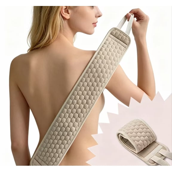 Vruelia Exfoliating Back Scrubber for Shower Back Washer for Shower for Men and Women Deep Clean