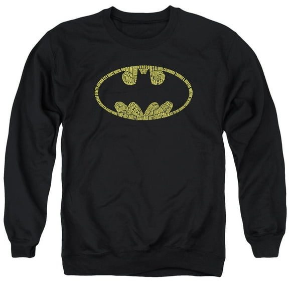 Batman - Word Logo - Crewneck Sweatshirt - Large