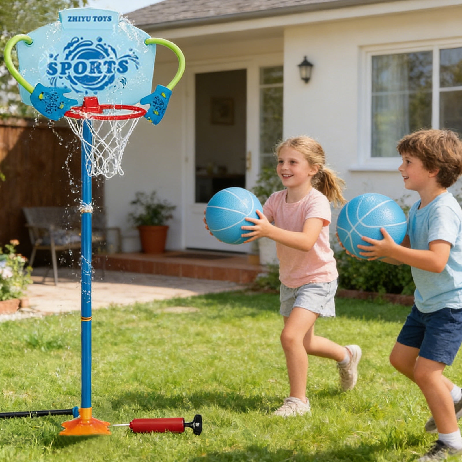 Sprinkler for Yard, Rotating Garden Water Sprinkler with Insect Flower Design, Outdoor Summer Lawn Water Play for Backyard Fun, Birthday Gift
