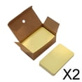 thumbnail image 1 of 2x100 piezas pequeñas tarjetas de visita en mensaje en papel nota papel cartulina Premium para tarjetas DIY fabricación de tarjetas etiqueta de regalo 2 piezas, 1 of 10