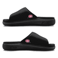 thumbnail image 2 of Unisex ISlide Black Montreal Canadiens Minimalistic Motive Slide Sandals, 2 of 5