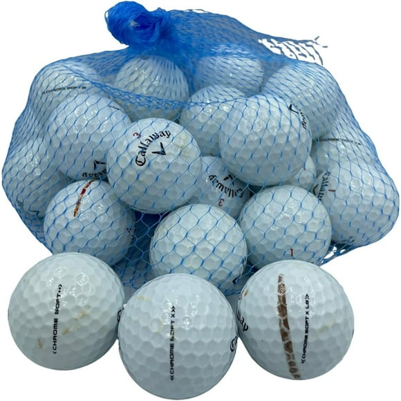 Golf Ball Planet - Callaway Chrome Soft Mix Recycled Golf Balls (4A/Near Mint, 24 Pack)