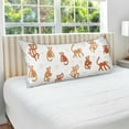 thumbnail image 7 of GZHJMY Cute Monkeys Queen Pillowcase Super Soft Cozy Plush Pillow Case with Zipper for Sofa Bed Couch, 20 x 30 Inch, 7 of 7