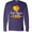 Purple, variant on Inktastic Fort Myers Florida Orange in Heart Long Sleeve T-Shirt