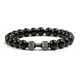 thumbnail image 1 of Pulsera con mancuernas para hombre y mujer, brazalete de cuentas ajustable, joyería de Yoga, brazaletes originales, color negro, 1 of 4