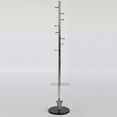 thumbnail image 3 of M&T Displays 68x12 Coat Hanger with Umbrella Holder, Ladder Coat Rack - Silver, 3 of 8