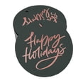 thumbnail image 1 of Inkdotpot Étiquette en Papier Rose Doré Véritable Joyeuses Fêtes 50 Pcs, 1 of 6