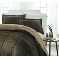 thumbnail image 1 of ienjoy Home Collection Down Alternative Ensemble de Couette Réversible - Grand - Taupe, 1 of 1