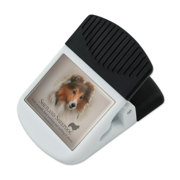 Shetland Sheepdog Dog Breed Refrigerator Fridge Magnet Magnetic Hanging Hook Note Snack Clip