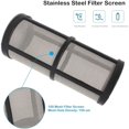 thumbnail image 3 of 3/4" Water Pump Filter with 100 Mesh Stainless Steel Screen, Inline Filter, Garden Watering Filter, 3 of 5