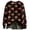 1Black, variant on Xijirk Women Sweatshirt Sequin Pumpkin Print Crew Neck Long Sleeve for Halloween Fall Casual Daily Wear