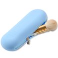 thumbnail image 2 of Meiyuuo Travel Makeup Brush Holder, Large Silicone Brushes Set Protect Cover Bag Small Items Organizer Zipper Closure Pouch, Waterproof Cute Case for Daily, Work Gift for Her Haze Blue, 2 of 10