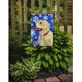 thumbnail image 2 of Carolines Treasures LH9293-FLAG-PARENT Labrador Winter Snowflakes Holiday Flag  multicolor, 2 of 2