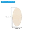 thumbnail image 2 of Wood Craft Cutouts PATIKIL, 6 x 3 cm, 100 unidades, formas ovaladas, 2 of 6