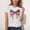 White, variant on FamilyThread Children's Casual Loose T-shirt American Flag 4th of July Bow Style Summer Comfortable Short Sleeved Round Neck Top For 3-15Y