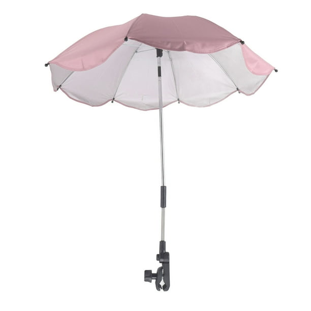 Sombrilla Para Cochecito De Bebé Sombrilla Universal Para BebéS De 14 Pulgadas Paraguas Universal Ajustable De 360 Grados Con Protección Uv Para Carro Silla De Ruedas ANGGREK Otros