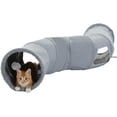 thumbnail image 3 of PAWZ Road Cat Tunnel Collapsible S Shape Play Tunnel Durable Suede Hideaway Toy for Indoor Cats, 3 of 10