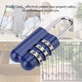 thumbnail image 4 of 3 Digit Combination Password Lock Zinc Alloy Luggage Padlock Coded Lock Anti Theft for Travel Security, 4 of 7