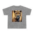 thumbnail image 2 of Cheetah - Unisex Mineral Wash T-Shirt, 2 of 4