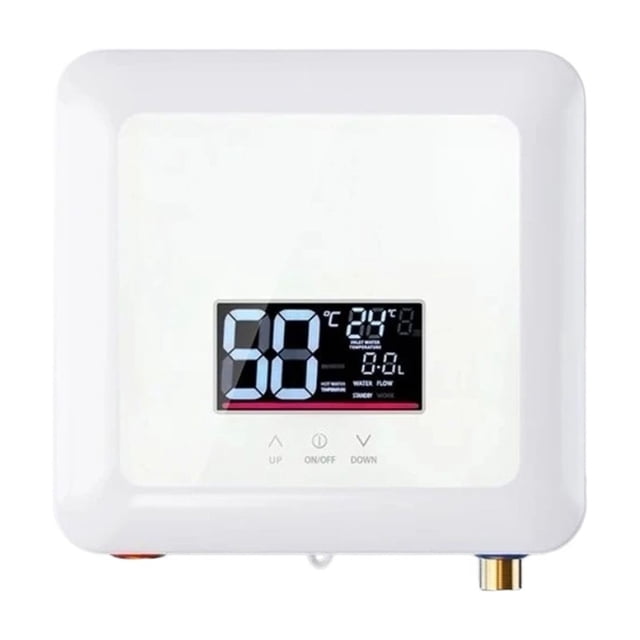 Electric Water Heater Constant Temperature With Widescreen Instant Tankless Water Heater Quick Shower ,Digital Temperature Display