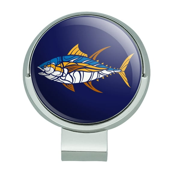 Tuna Fish Design Golf Hat Clip With Magnetic Ball Marker