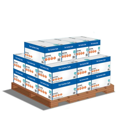 Pen+Gear Copy Paper, 20 lb, White, 8.5" x 11", Half Pallet, 20 Cases (100,000 Sheets)