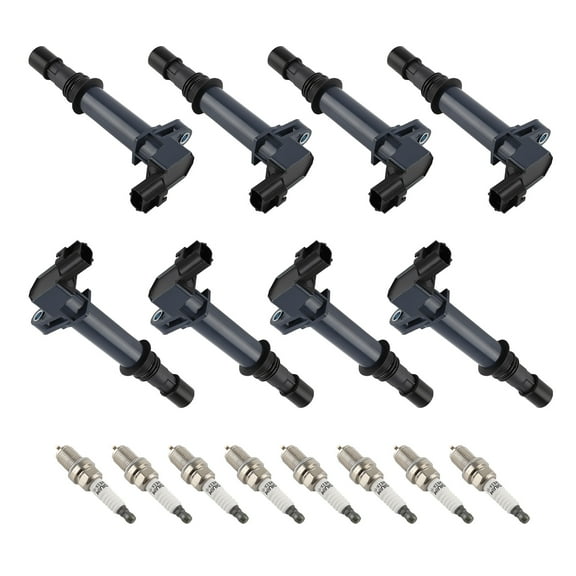 8 pcs Ignition Coil & Spark Plugs for Dodge Dakota Durango Ram 1500 UF270 4503