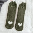 thumbnail image 4 of Ierhent Womens Cat Socks Funny Animal Socks for Women Novelty Cute Dog/Cat Print Cartoon Low Cut Liner Sock Non Slip No Show Socks Green,One Size, 4 of 7