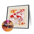 thumbnail image 2 of Diamante pintura 5D DIY completo taladro redondo pez Kit decoración del hogar arte artesanía FLhrweasw Nuevo, 2 of 9