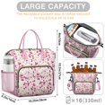 thumbnail image 5 of Pioneer Flower Floral Print Pattern Womens Lunch Box for Work,Insulated Large Lunch Bag for Tween and Teen,Loncheras Para Mujer,Leakproof Adult Lunch Bag for Work,Beach,Travel,Picnic,Camping, 5 of 7